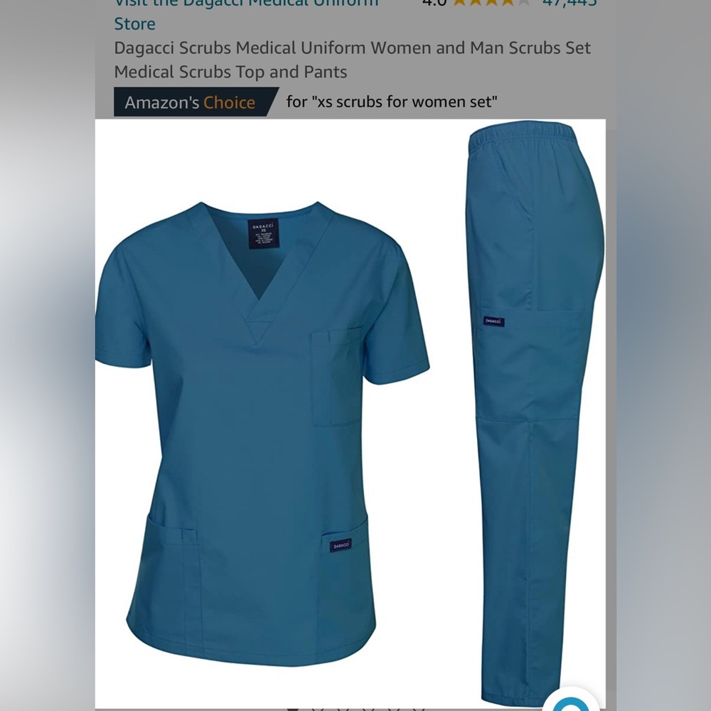Scrub set